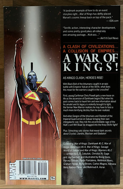 WAR OF KINGS: WARRIORS [MARVEL] TPB GRAPHIC NOVEL 2010