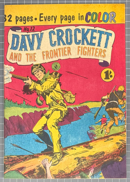 DAVY CROCKETT AND THE FRONTIER FIGHTERS #12 [COLOUR COMICS] AUSTRALIAN 1956