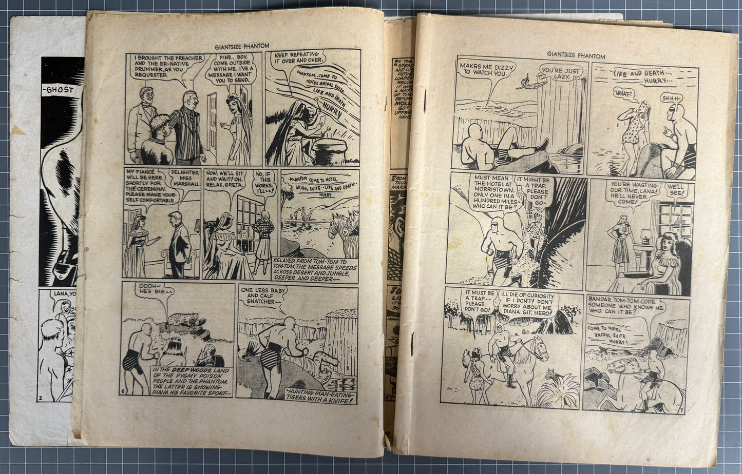 GIANTSIZE COMIC WITH THE PHANTOM #2 (FREW) AUSTRALIAN *SCARCE* PRE-DECIMAL 1957