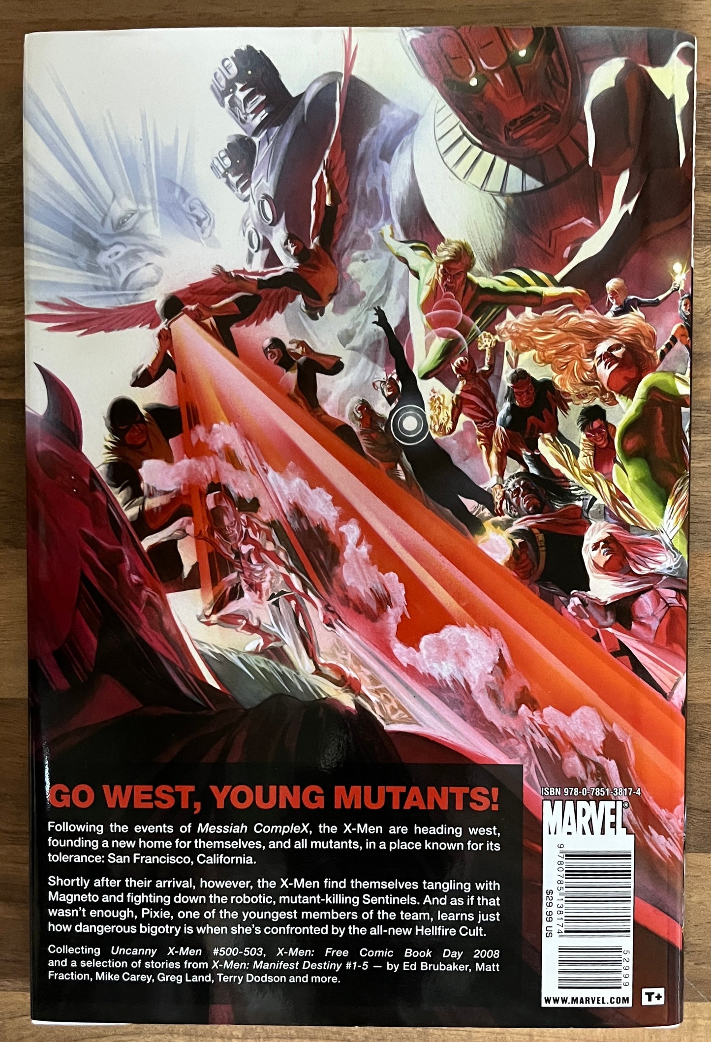 Uncanny X-Men Manifest Destiny by Ed Brubaker HC/DJ, 1st Print Marvel