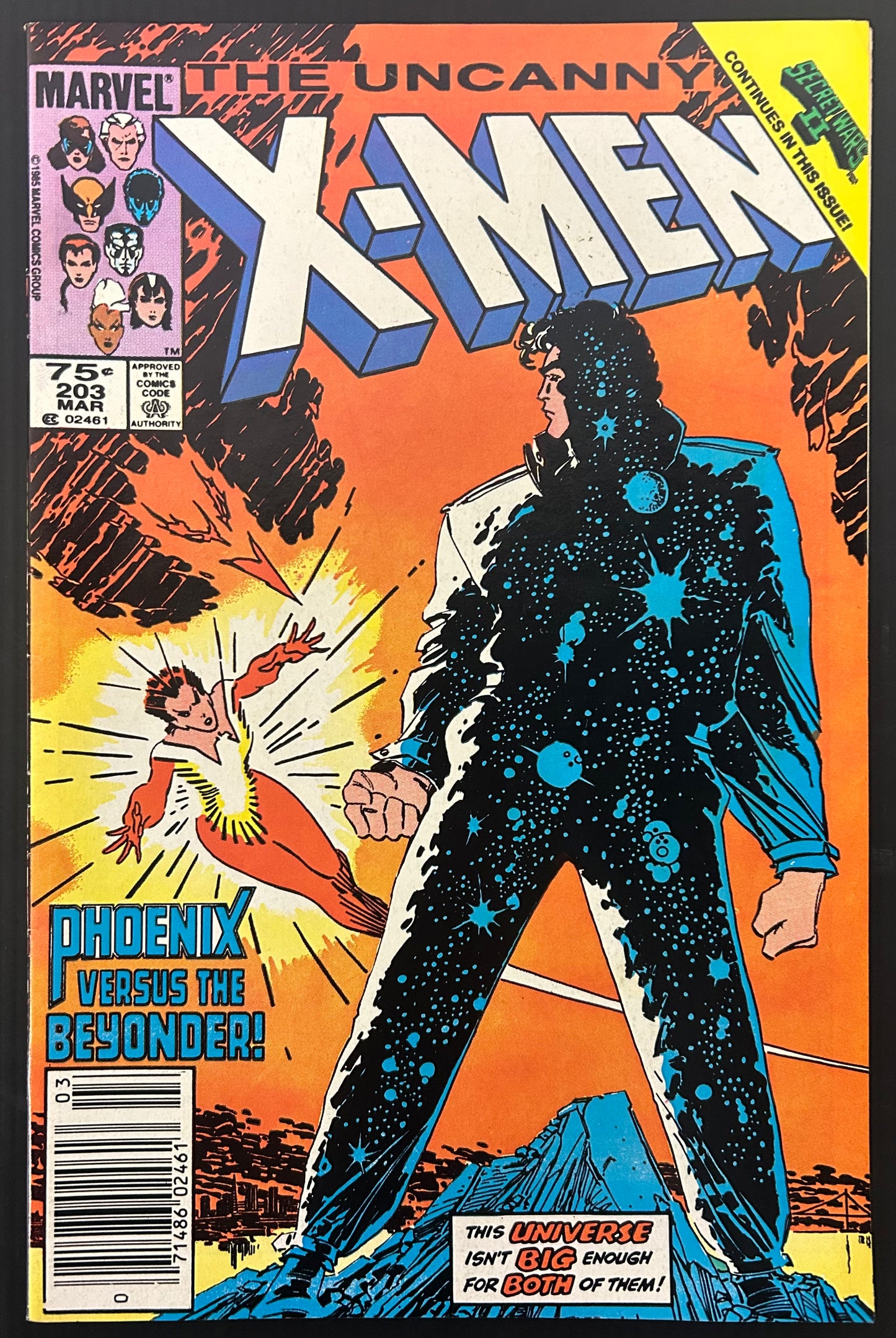THE UNCANNY X-MEN #203 [MARVEL COMICS] 1986 FN/VF