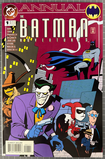 🔑 THE BATMAN ADVENTURES ANNUAL #1 [DC] COMIC *HARLEY QUINN & JOKER* 1994