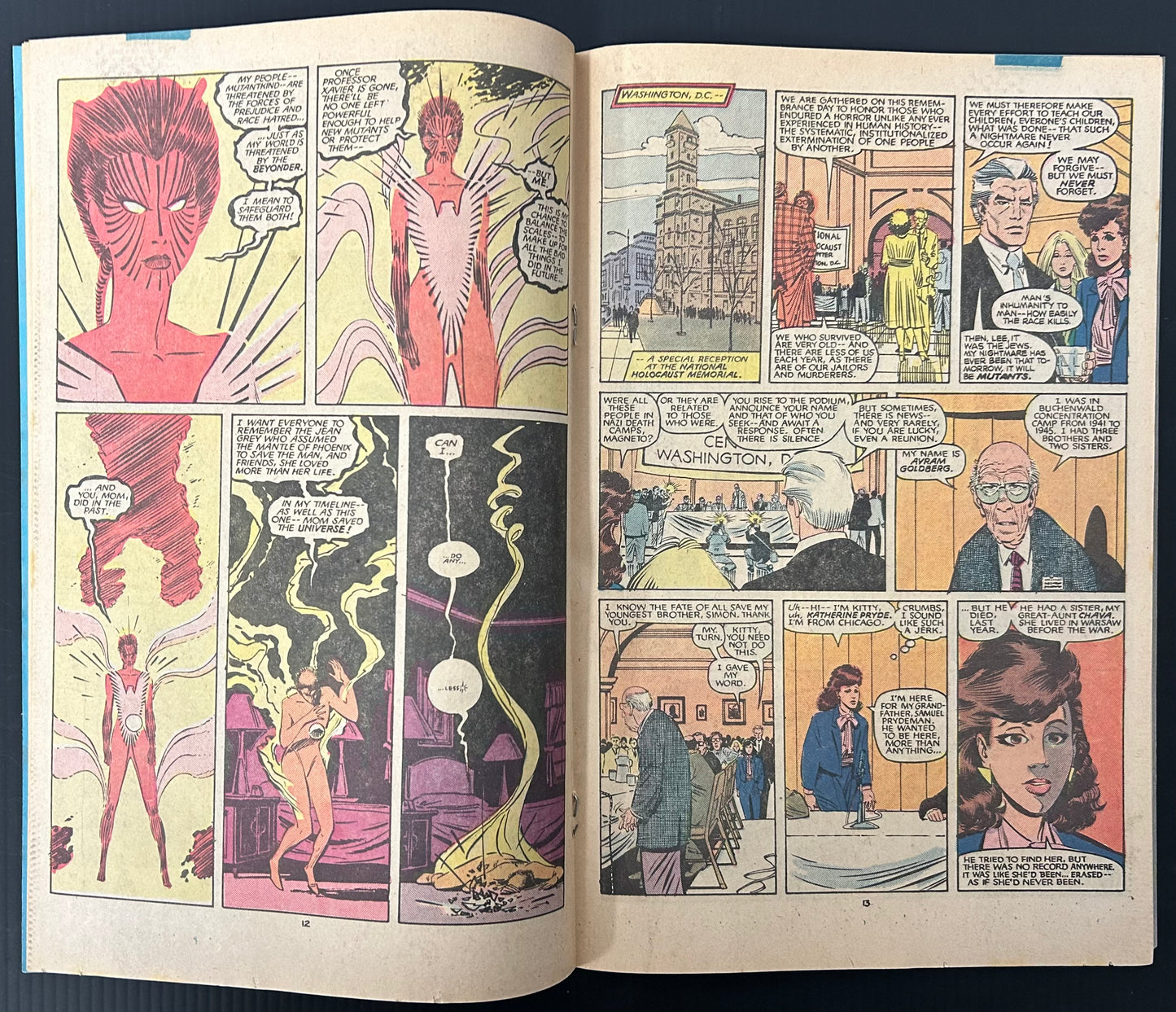🔑 THE UNCANNY X-MEN #199 [MARVEL COMICS] *1ST APP. FREEDOM FORCE* 1985 FN+