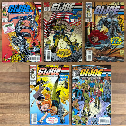 🔑 G.I. JOE: A REAL AMERICAN HERO #151-155 [MARVEL] LOT 5 COMICS HIGH GRADE 1994