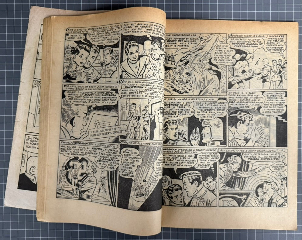 🔑SUPERMAN SUPACOMIC #2 COLOUR COMICS AUSTRALIAN *LOIS LANE #1* PRE-DECIMAL 1958