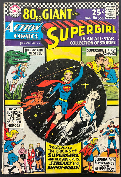 ACTION COMICS #334 [DC COMICS] DIRECT VG/FN