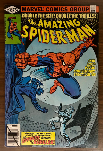🔑 THE AMAZING SPIDER-MAN #200 [MARVEL COMICS] *SPIDER-MAN ORIGIN RETOLD* 1980