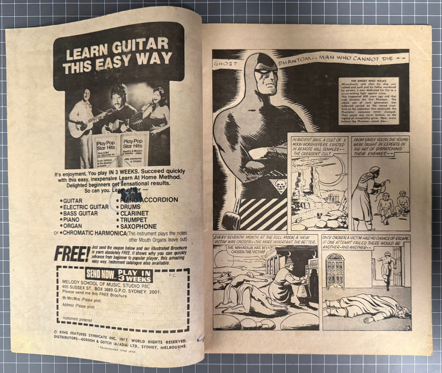 THE PHANTOM #602 [FREW PUBLICATIONS] AUSTRALIAN COMIC 1977