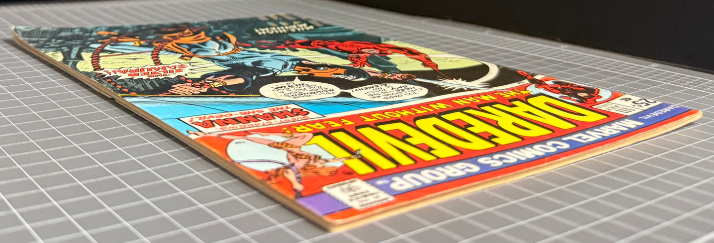 🔑 DAREDEVIL #111 [MARVEL COMICS] DIRECT *1ST APP. SILVER SAMURAI* 1974 FN