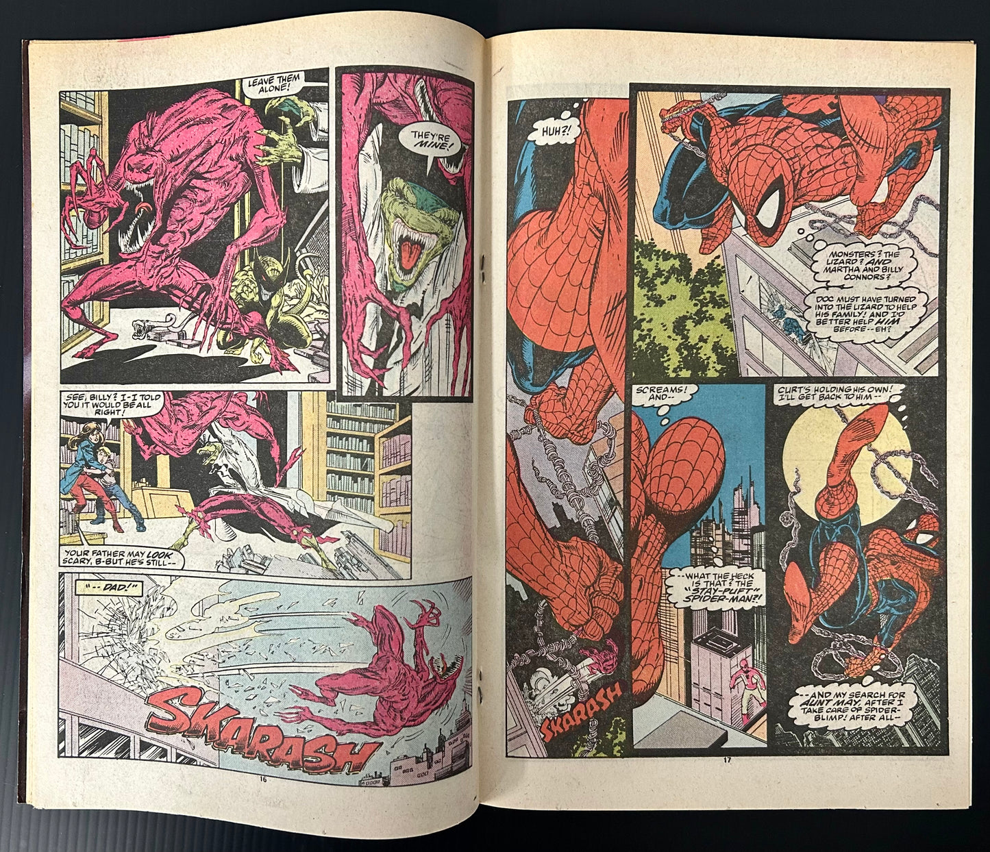 THE AMAZING SPIDER-MAN #313 [MARVEL COMICS] DIRECT 1989 VF/NM