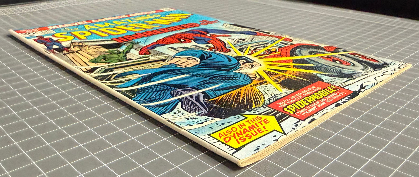 🔑 THE AMAZING SPIDER-MAN #130 [MARVEL COMICS] *DEBUT SPIDER-MOBILE* 1974 VG