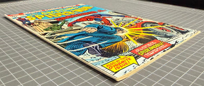 🔑 THE AMAZING SPIDER-MAN #130 [MARVEL COMICS] *DEBUT SPIDER-MOBILE* 1974 VG