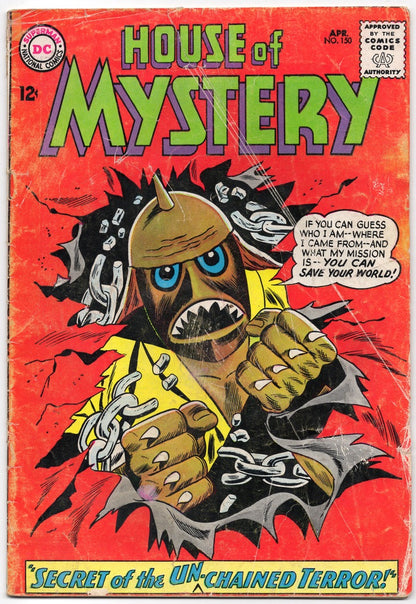 HOUSE OF MYSTERY #150 [DC COMICS] DIRECT 1965 GD+