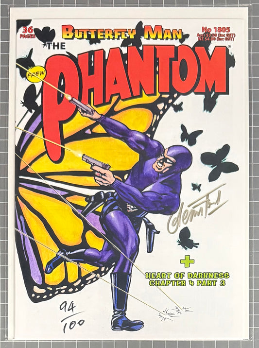 THE PHANTOM #1805 [FREW] ***SIGNED & LIMITED*** AUSTRALIAN COMIC 2018 NM