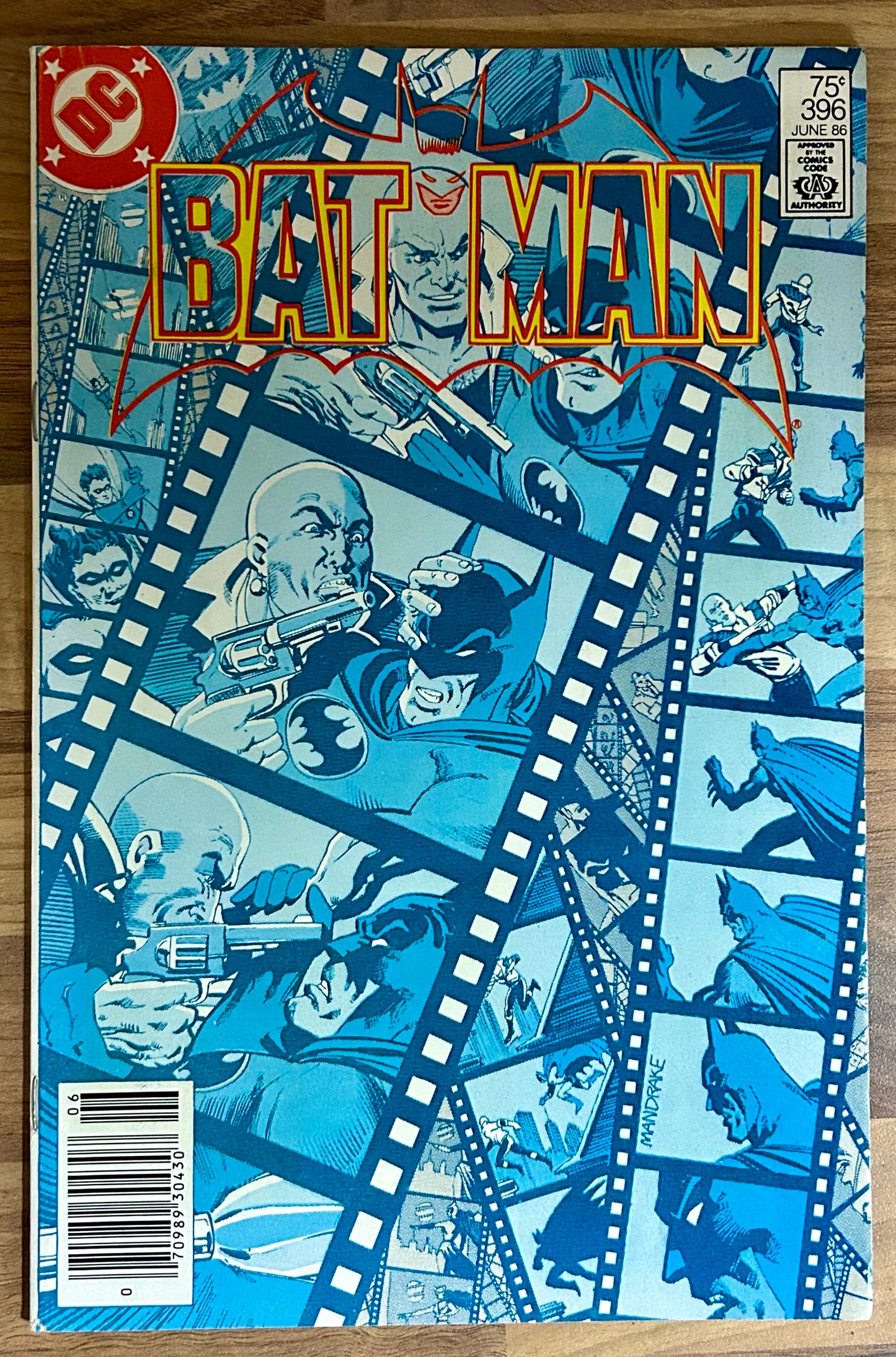 BATMAN #396 [DC COMICS] DIRECT 1986 VF-