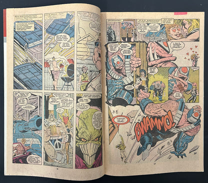 🔑 UNCANNY X-MEN #245 [MARVEL COMICS] DIRECT 1989 FN