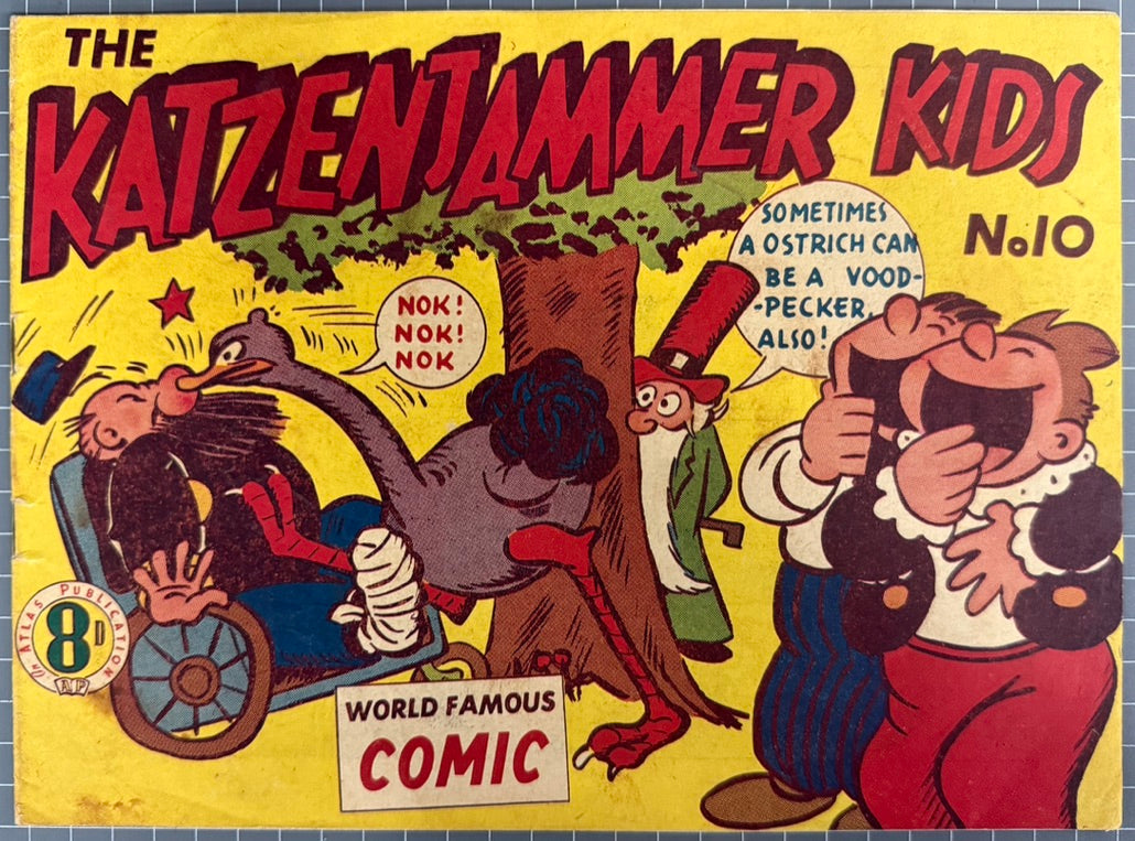 THE KATZENJAMMER KIDS #10 (ATLAS PUBLICATIONS) AUSTRALIAN PRE-DECIMAL COMIC 1951