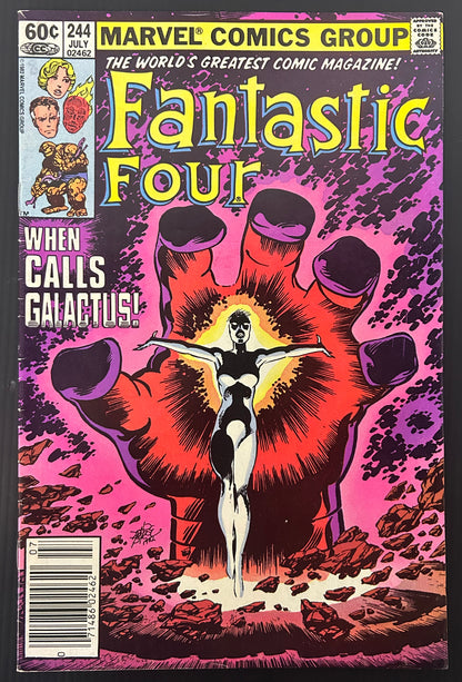 🔑 FANTASTIC FOUR #245 [MARVEL COMICS] DIRECT *FRANKLIN RICHARDS DEBUT* 1982 FN/VF