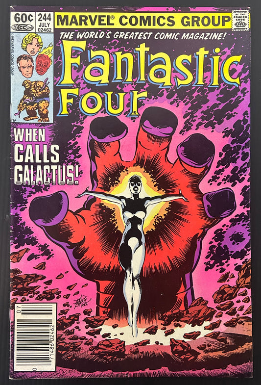 🔑 FANTASTIC FOUR #245 [MARVEL COMICS] DIRECT *FRANKLIN RICHARDS DEBUT* 1982 FN/VF