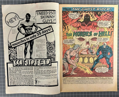🔑 MARVEL SPOTLIGHT #8 [MARVEL COMICS] DIRECT *GHOST RIDER DEBUT* 1973 GD/VG