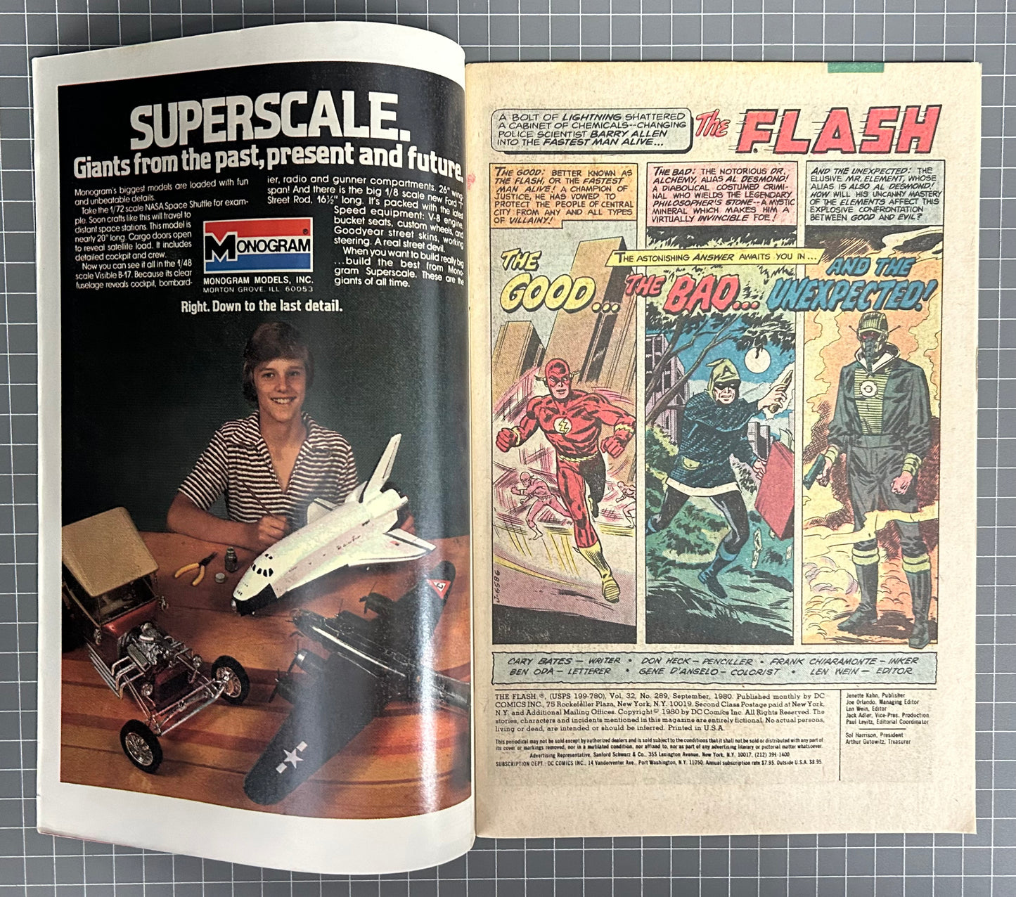 THE FLASH #289 [DC COMICS] NEWSSTAND 1980 VF-
