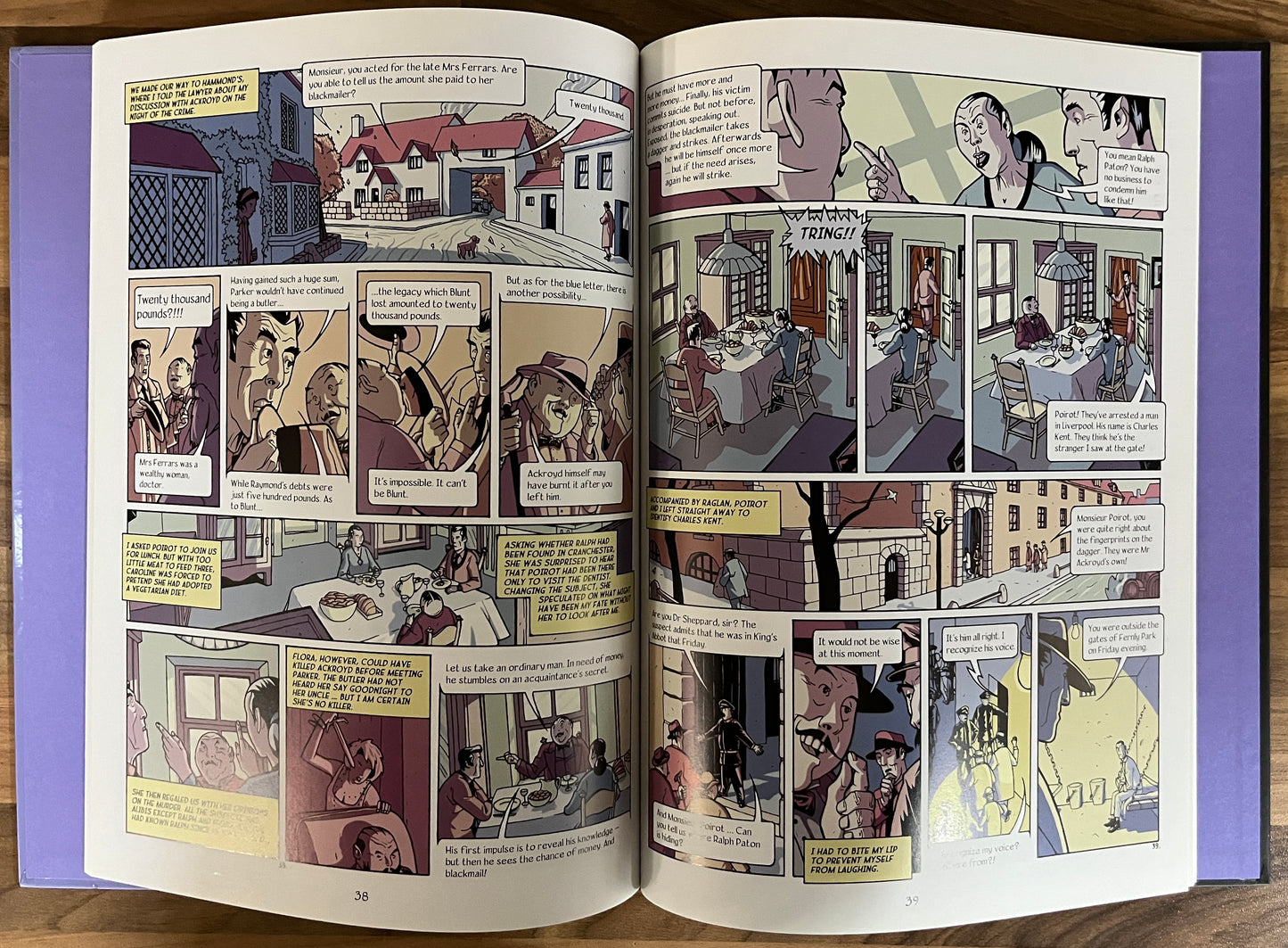 Agatha Christie: The Murder of Roger Ackroyd, Graphic Novel Adapted by Bruno Lachard