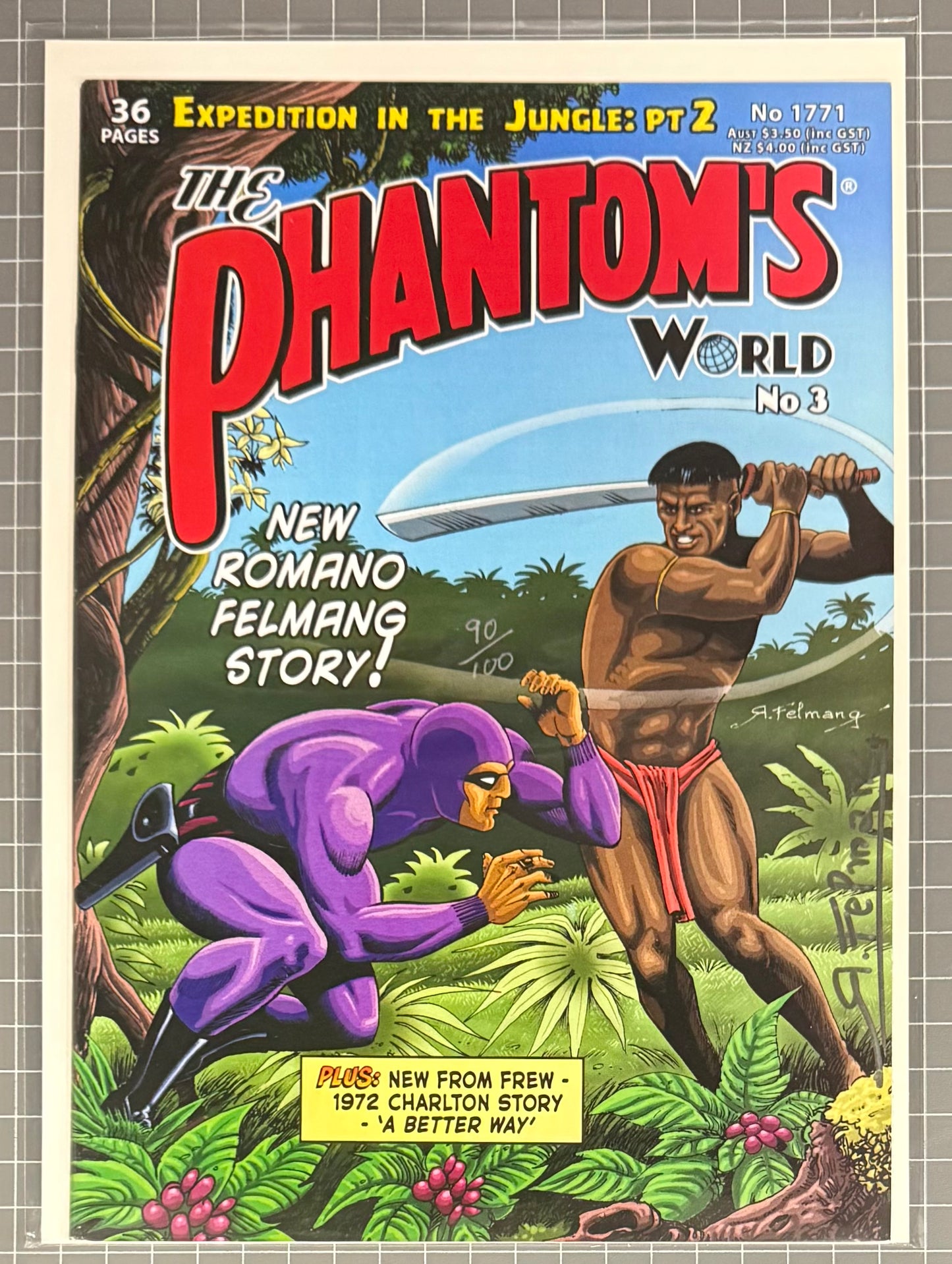 THE PHANTOM #1771 [FREW] ***SIGNED & LIMITED*** AUSTRALIAN COMIC 2016 NM