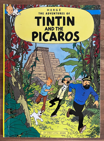 Hergé: Tintin Lot of 11 Joy Street Little Brown PBs, American Eds 1970s
