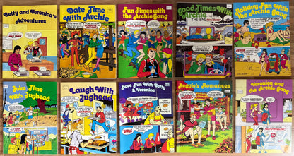10 x ARCHIE (MAGAZINE SIZE) AUSTRALIAN YAFFA PUBLISHING COMICS 1980's