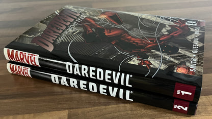 DAREDEVIL: The Man Without Fear Volumes 1 & 2, Bendis, Smith, 1st Print HC/DJ