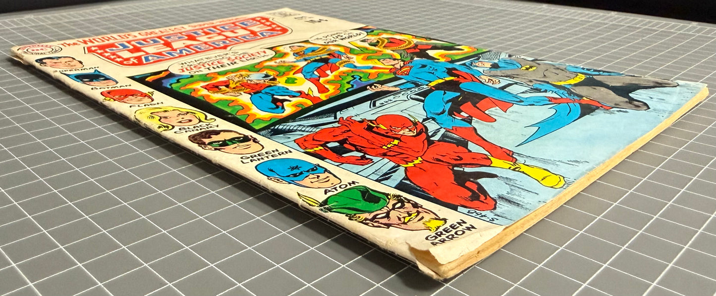 🔑 JUSTICE LEAGUE OF AMERICA #82 [DC COMICS] *NEAL ADAMS COVER* 1970 VG-