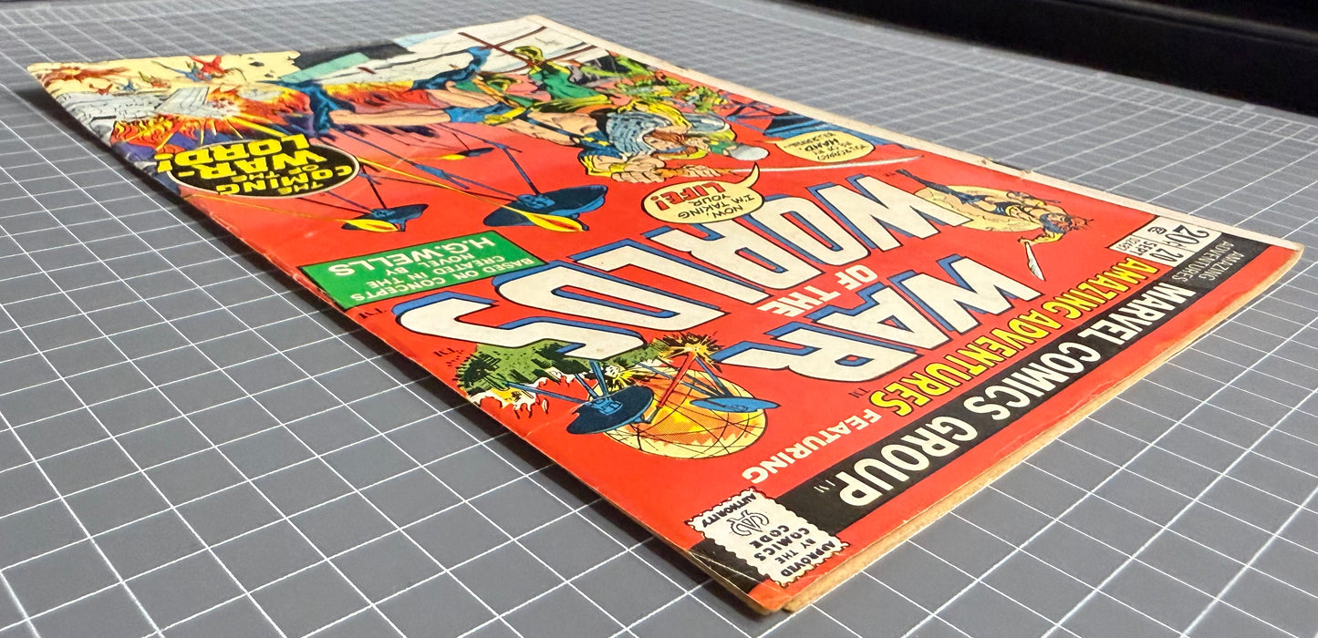AMAZING ADVENTURES #20 [MARVEL COMICS] *WAR OF THE WORLDS* 1973 GD/VG