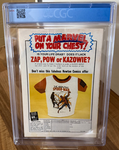 🔑 CONAN THE BARBARIAN #3 (#5) CGC 7.5 + POSTER + SWAP CARD [NEWTON COMICS] AUSTRALIAN MARVEL 1975