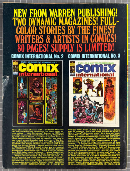 EERIE #77 [WARREN MAGAZINE] RICHARD CORBEN HORROR COMIC 1976 FN-