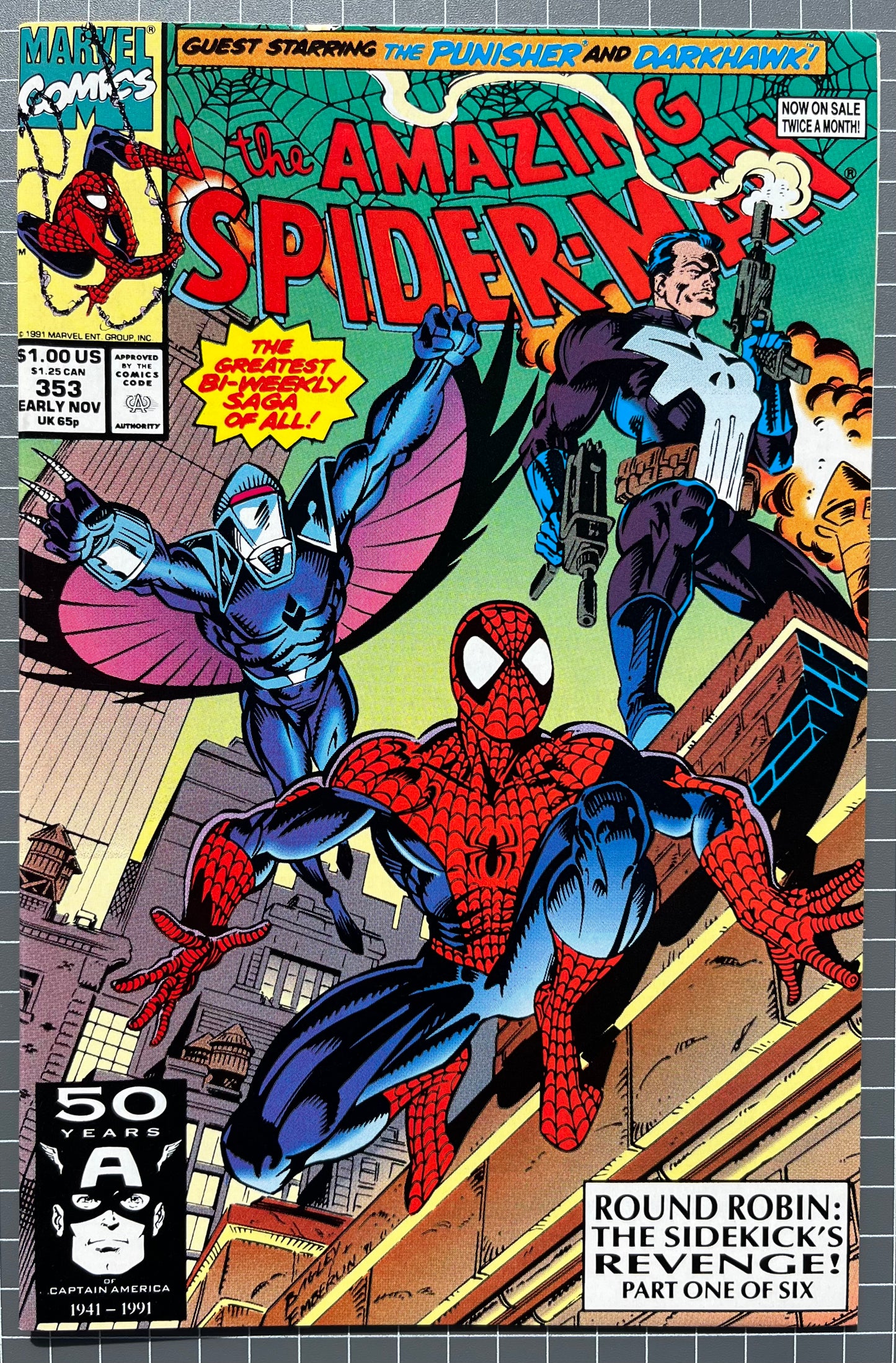 THE AMAZING SPIDER-MAN #353 [MARVEL COMICS] DIRECT 1991 NM