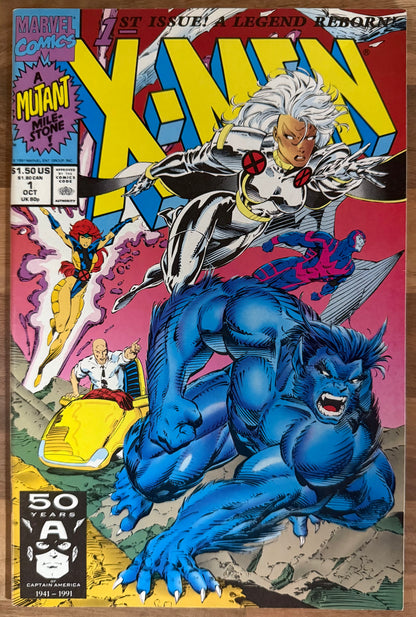 🔑 X-MEN #1 (COVERS A, B, C, D, E) [MARVEL COMICS] *1ST APP. ACOLYTES* 1991 MID-HIGH GRADE