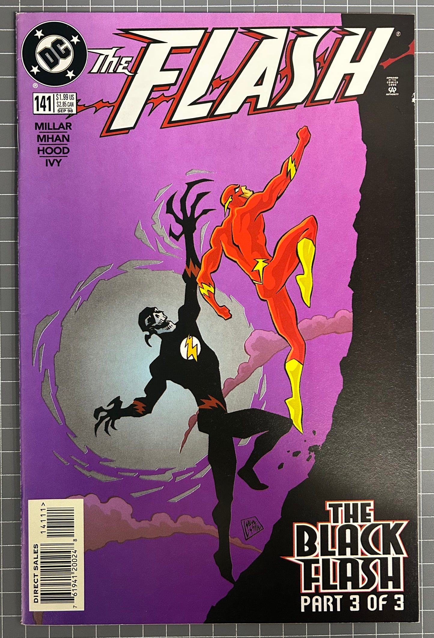 🔑 THE FLASH #141 [DC COMICS] *1ST FULL APPR OF BLACK FLASH* 1998 VF/NM