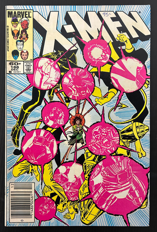 🔑 THE UNCANNY X-MEN #188 [MARVEL COMICS] 1984 FN/VF