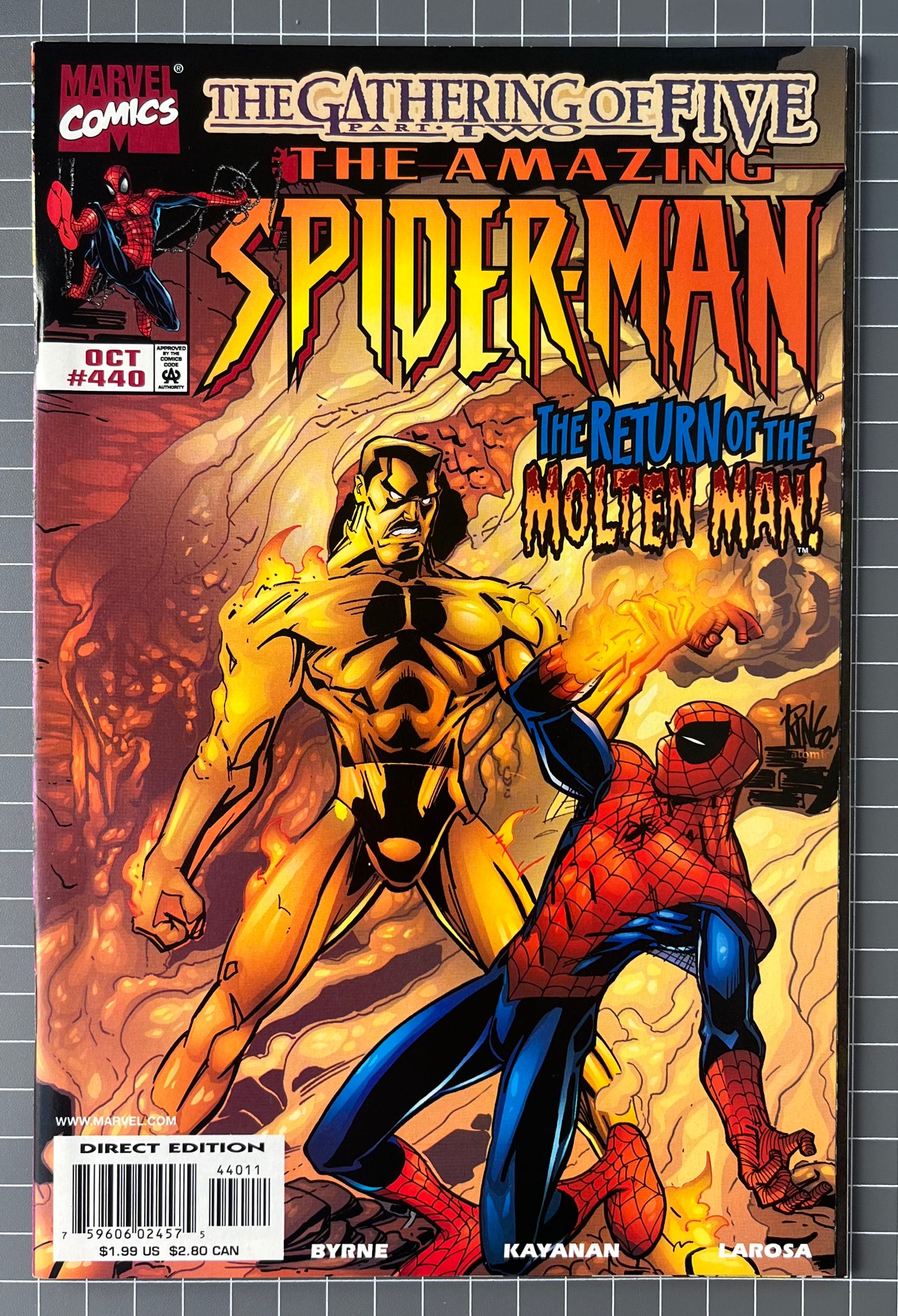 THE AMAZING SPIDER-MAN #440 [MARVEL COMICS] DIRECT 1998 NM