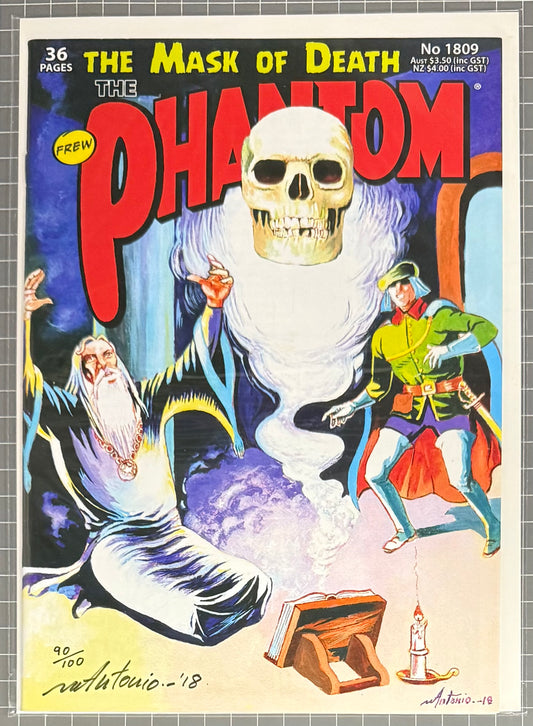 THE PHANTOM #1809 [FREW] ***SIGNED & LIMITED*** AUSTRALIAN COMIC 2018 NM