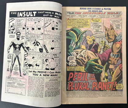 🔑 THE INCREDIBLE HULK #177 [MARVEL COMICS] DIRECT *ADAM WARLOCK'S DEATH* 1974 FN-