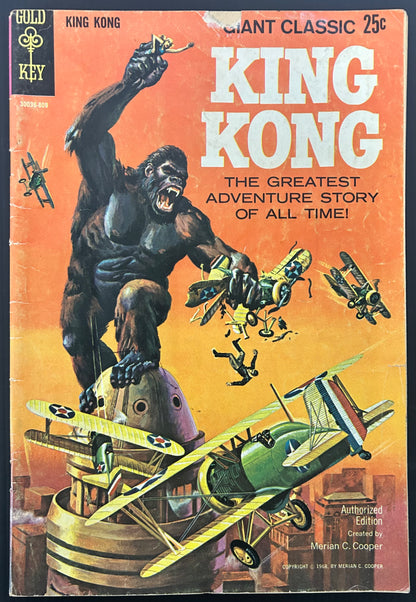KING KONG #1 [GOLD KEY COMICS] DIRECT 1968 GD/VG
