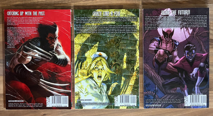 Wolverine Weapon X Vols 1-3, Adamantium Men, Insane in the Brain, Tomorrow dies Today