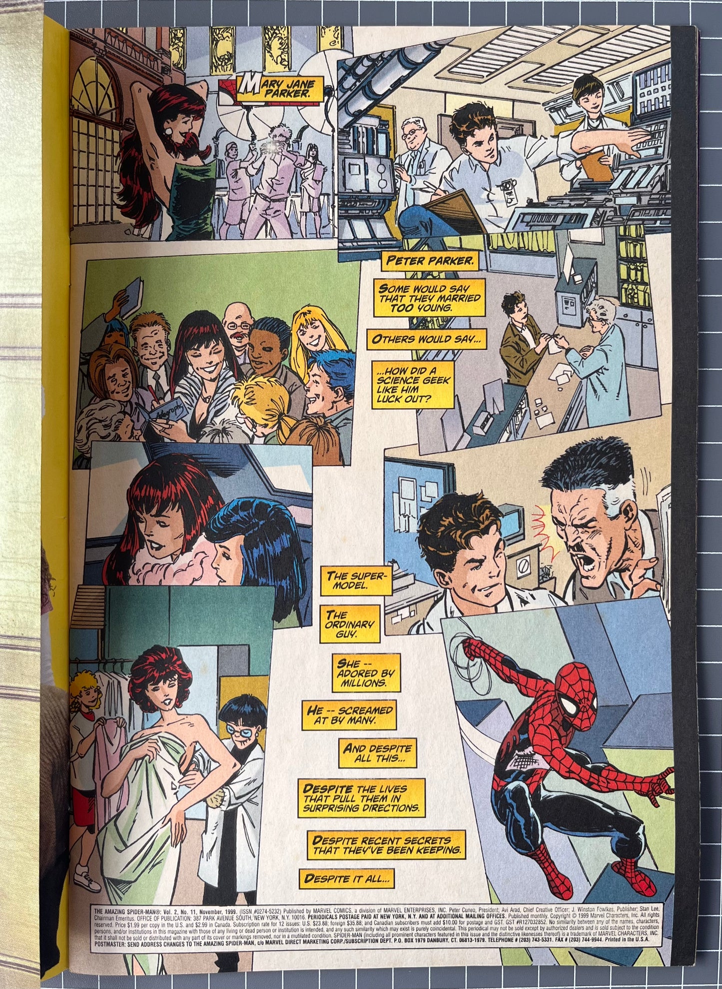THE AMAZING SPIDER-MAN #11 [MARVEL COMICS] DIRECT 1999 VF