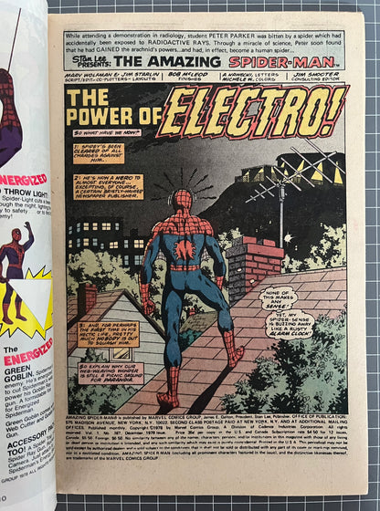 THE AMAZING SPIDER-MAN #187 [MARVEL COMICS] NEWSSTAND 1978 FN/VF