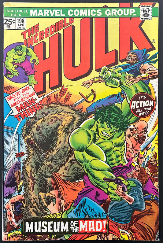 THE INCREDIBLE HULK #198 [MARVEL COMICS] DIRECT 1976 FN/VF