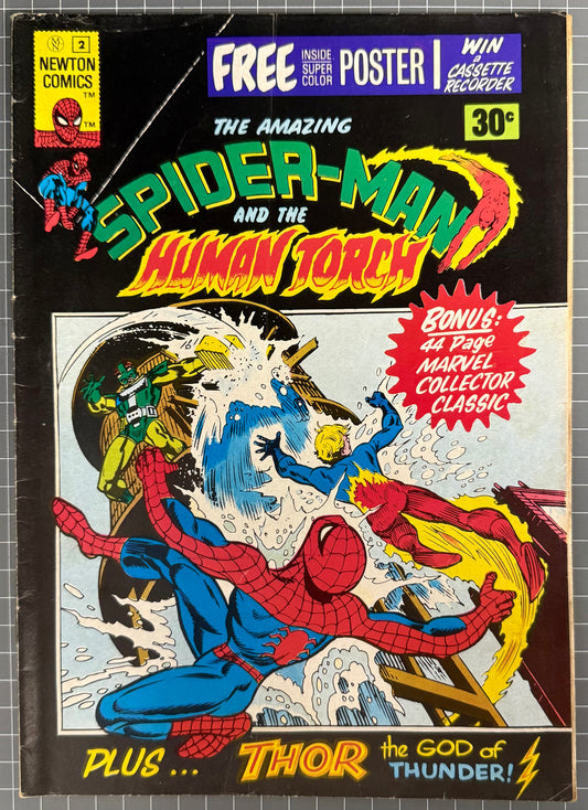 🔑 THE AMAZING SPIDER-MAN #2 [NEWTON COMICS] AUSTRALIAN MARVEL 1975