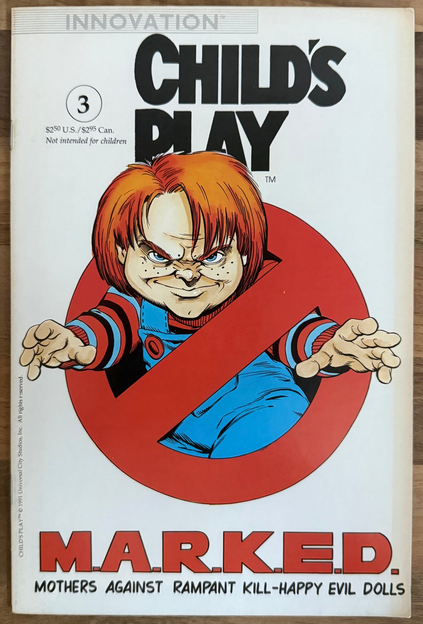 🔑 CHILD'S PLAY: THE SERIES #2-5 [INNOVATION] COMIC LOT 1991 MID-HIGH GRADE