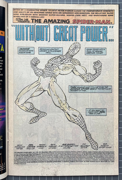 THE AMAZING SPIDER-MAN #341 [MARVEL COMICS] DIRECT 1990 VF