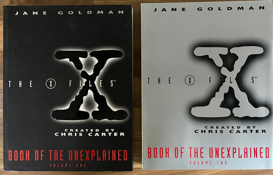 THE X-FILES  BOOK OF THE UNEXPLAINED: VOLUMES 1 AND 2 - JANE GOLDMAN